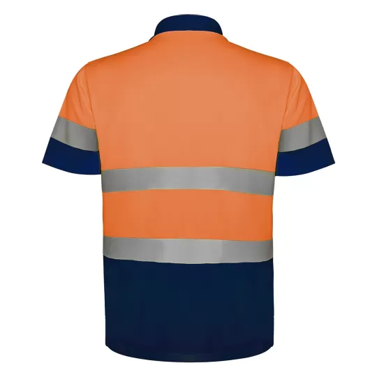 Roly POLARIS 9302 High-Visibility Polo Shirt - Reflective Technical Fabric