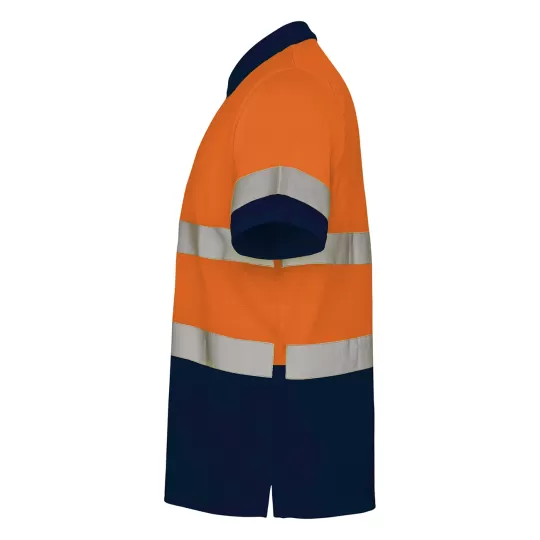 Roly POLARIS 9302 High-Visibility Polo Shirt - Reflective Technical Fabric