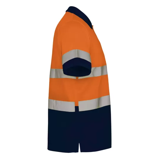 Roly POLARIS 9302 High-Visibility Polo Shirt - Reflective Technical Fabric