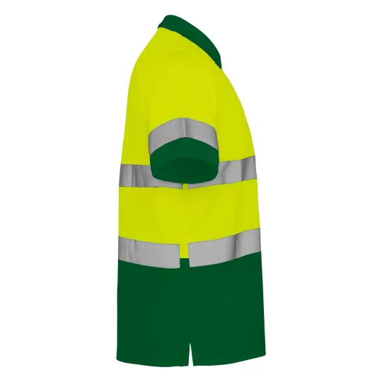 Roly POLARIS 9302 High-Visibility Polo Shirt - Reflective Technical Fabric
