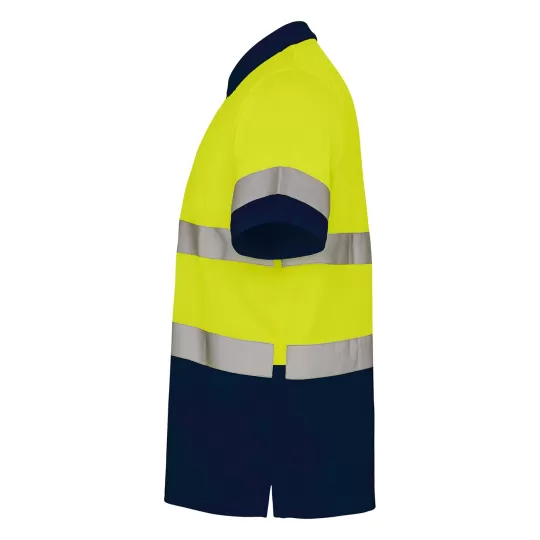 Roly POLARIS 9302 High-Visibility Polo Shirt - Reflective Technical Fabric