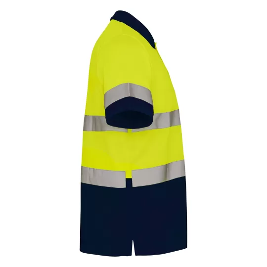 Roly POLARIS 9302 High-Visibility Polo Shirt - Reflective Technical Fabric
