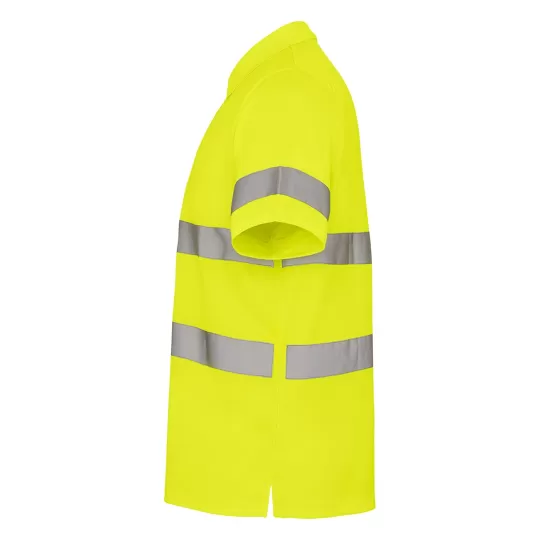 Roly POLARIS 9302 High-Visibility Polo Shirt - Reflective Technical Fabric