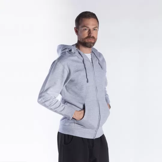 KPrime Unisex Full-Zip Hoodie 280gr - Hooded Sweatshirt Jacket