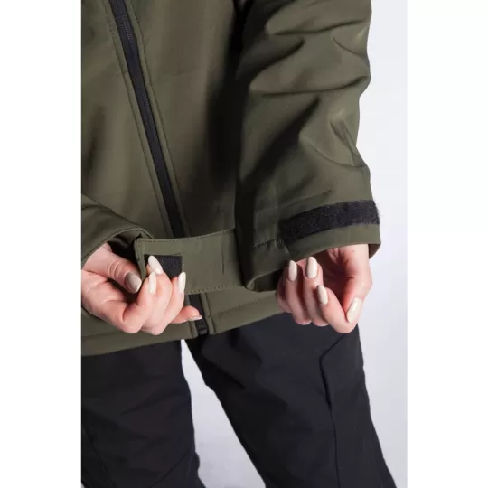 Fageo Μπουφάν Softshell 00523 Με Κουκούλα  & Microfleece - Αντιανεμικό 300gr/m²