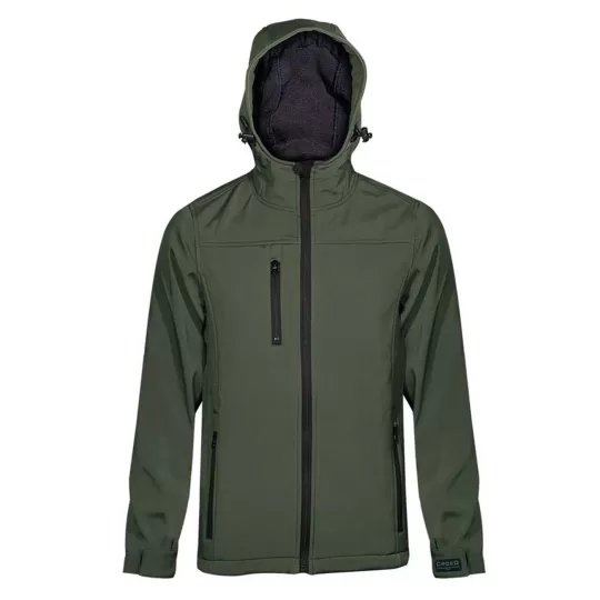 Fageo Μπουφάν Softshell 00523 Με Κουκούλα  & Microfleece - Αντιανεμικό 300gr/m²