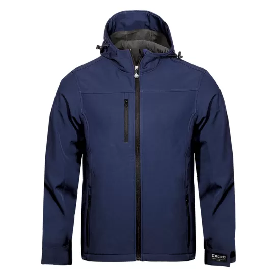 Fageo Μπουφάν Softshell 00523 Με Κουκούλα  & Microfleece - Αντιανεμικό 300gr/m²