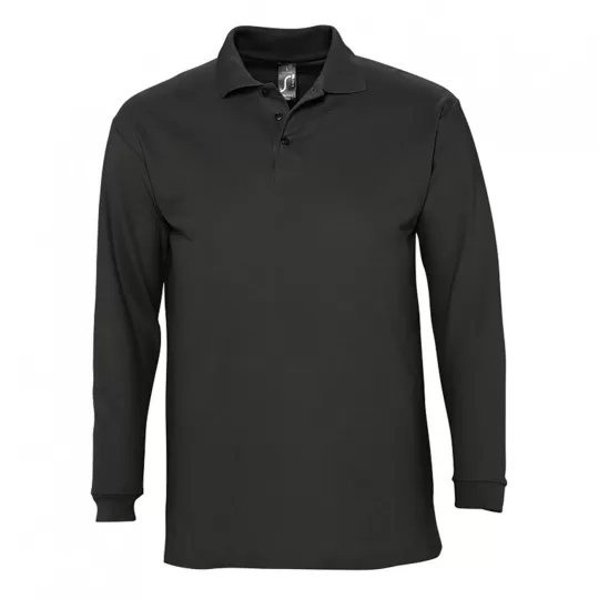 Sol's Winter II Μακρυμάνικο Polo Μπλουζάκι Πικέ 210gr