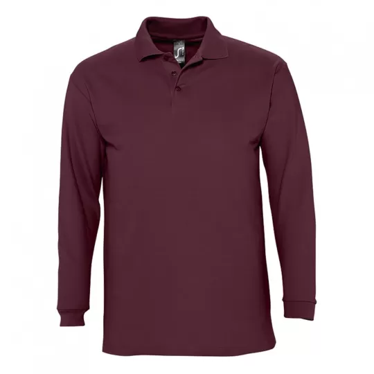 Sol's Winter II Μακρυμάνικο Polo Μπλουζάκι Πικέ 210gr