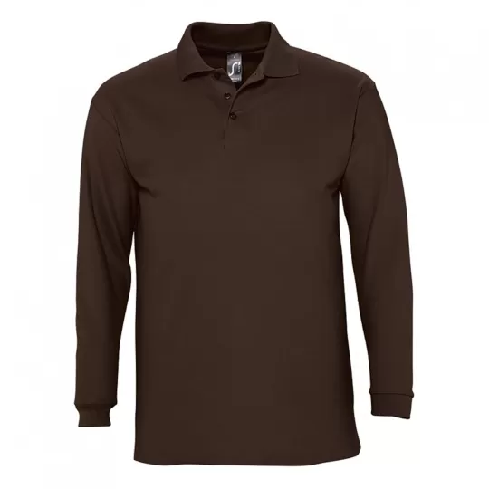 Sol's Winter II Μακρυμάνικο Polo Μπλουζάκι Πικέ 210gr