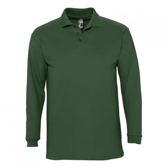 Sol's Winter II Μακρυμάνικο Polo Μπλουζάκι Πικέ 210gr