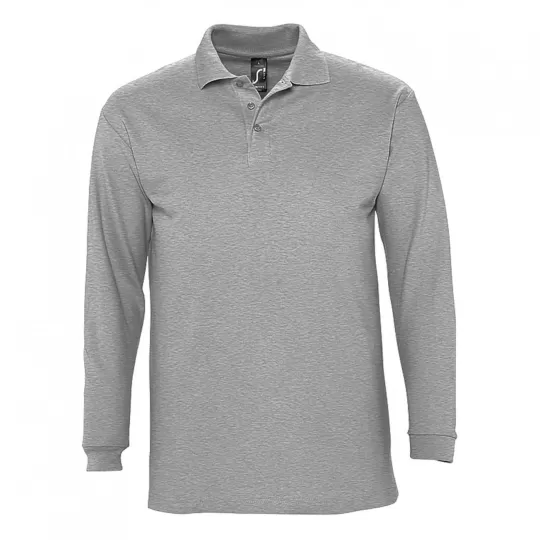 Sol's Winter II Μακρυμάνικο Polo Μπλουζάκι Πικέ 210gr