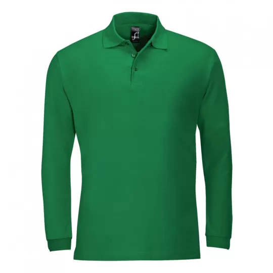 Sol's Winter II Μακρυμάνικο Polo Μπλουζάκι Πικέ 210gr