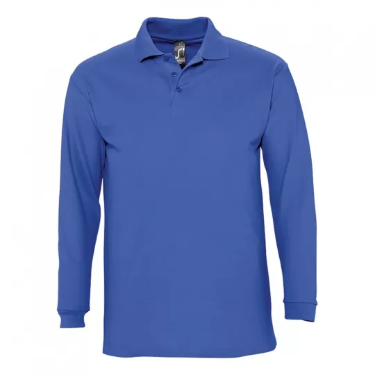 Sol's Winter II Μακρυμάνικο Polo Μπλουζάκι Πικέ 210gr