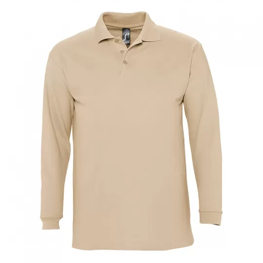 Sol's Winter II Long Sleeve Pique Polo Shirt 210gr