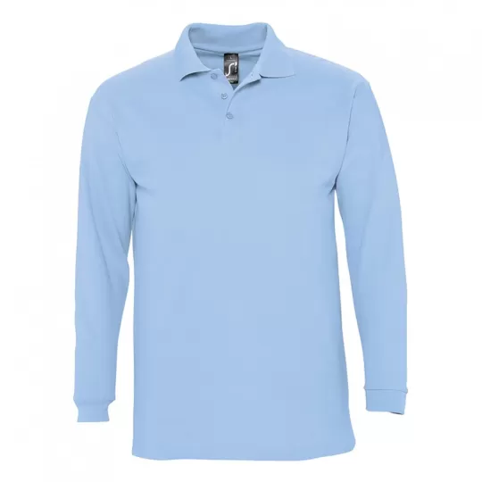 Sol's Winter II Long Sleeve Pique Polo Shirt 210gr