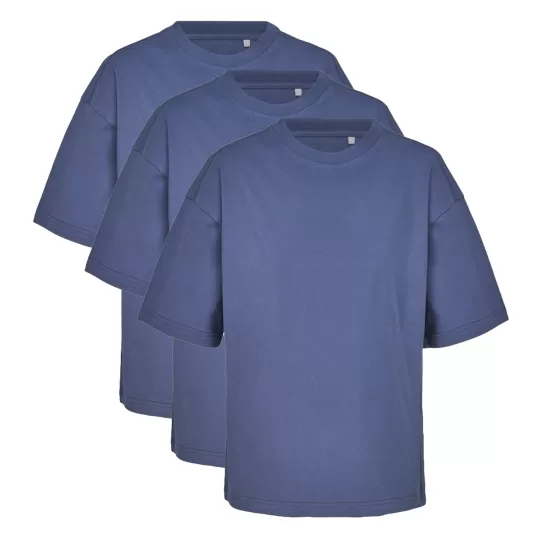 Πακέτο 3 Γυναικεία Oversized T-Shirt, Sol's Boxy | Οργανικό Βαμβάκι - Denim