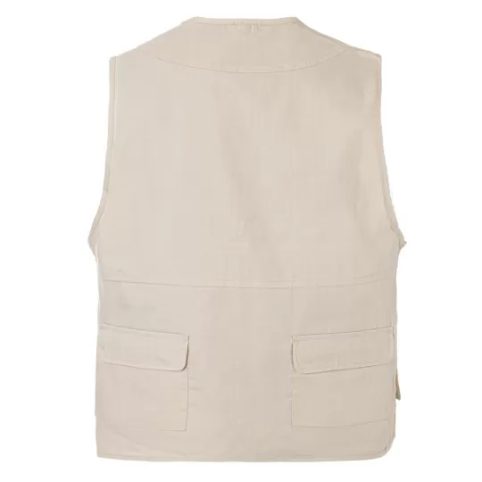 About Basics Rise 00108 Reporter Vest - Multi-Pocket with Mesh Lining