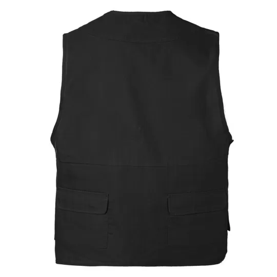 About Basics Rise 00108 Reporter Vest - Multi-Pocket with Mesh Lining