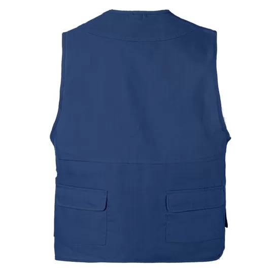 About Basics Rise 00108 Reporter Vest - Multi-Pocket with Mesh Lining