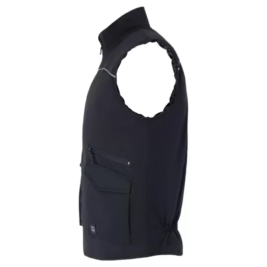 Axon Annecy Work Vest - Windproof Multi-Pocket Bodywarmer with Reflective Trim