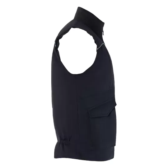 Axon Annecy Work Vest - Windproof Multi-Pocket Bodywarmer with Reflective Trim