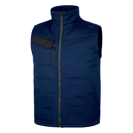 Delta Plus Stockton3 Multi-Pocket Work Bodywarmer - Warm Padded Vest 375g/m²