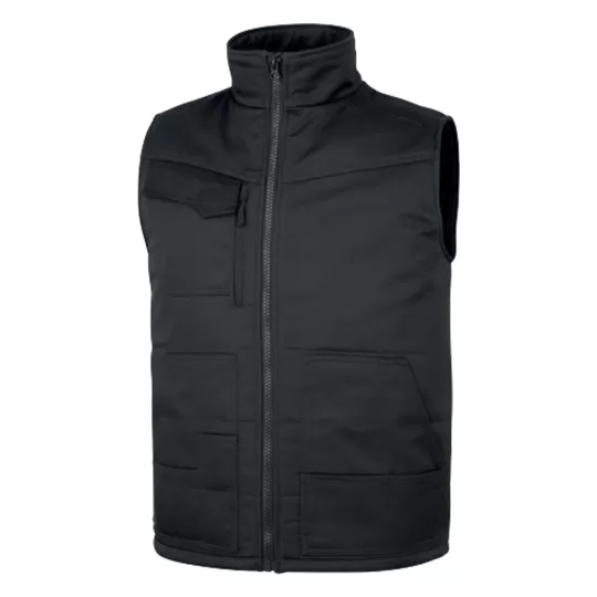 Delta Plus Stockton3 Multi-Pocket Work Bodywarmer - Warm Padded Vest 375g/m²