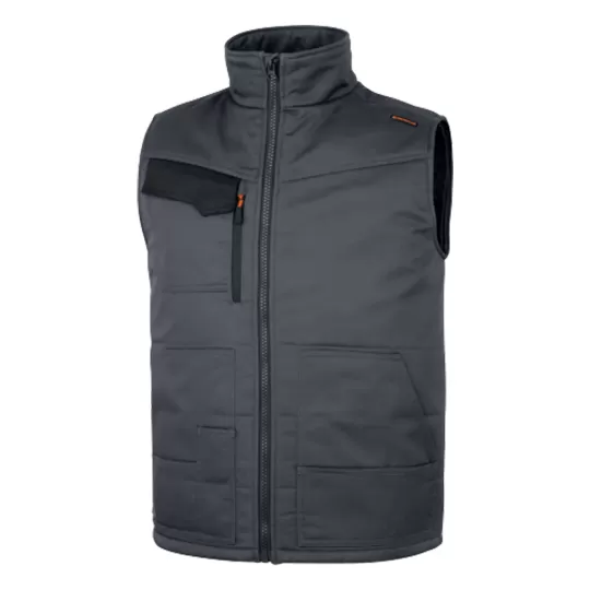 Delta Plus Stockton3 Multi-Pocket Work Bodywarmer - Warm Padded Vest 375g/m²