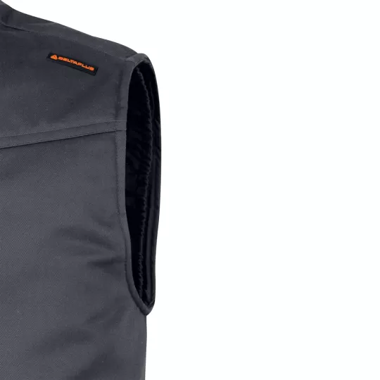 Delta Plus Stockton3 Multi-Pocket Work Bodywarmer - Warm Padded Vest 375g/m²